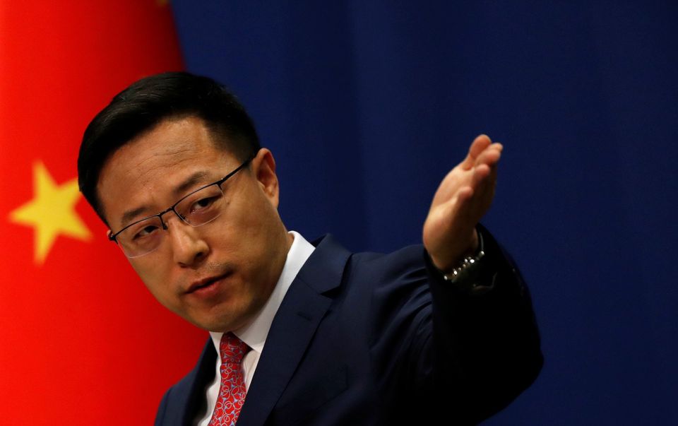 中國外交部發言人趙立堅(Lijian Zhao) (路透社/達志影像)