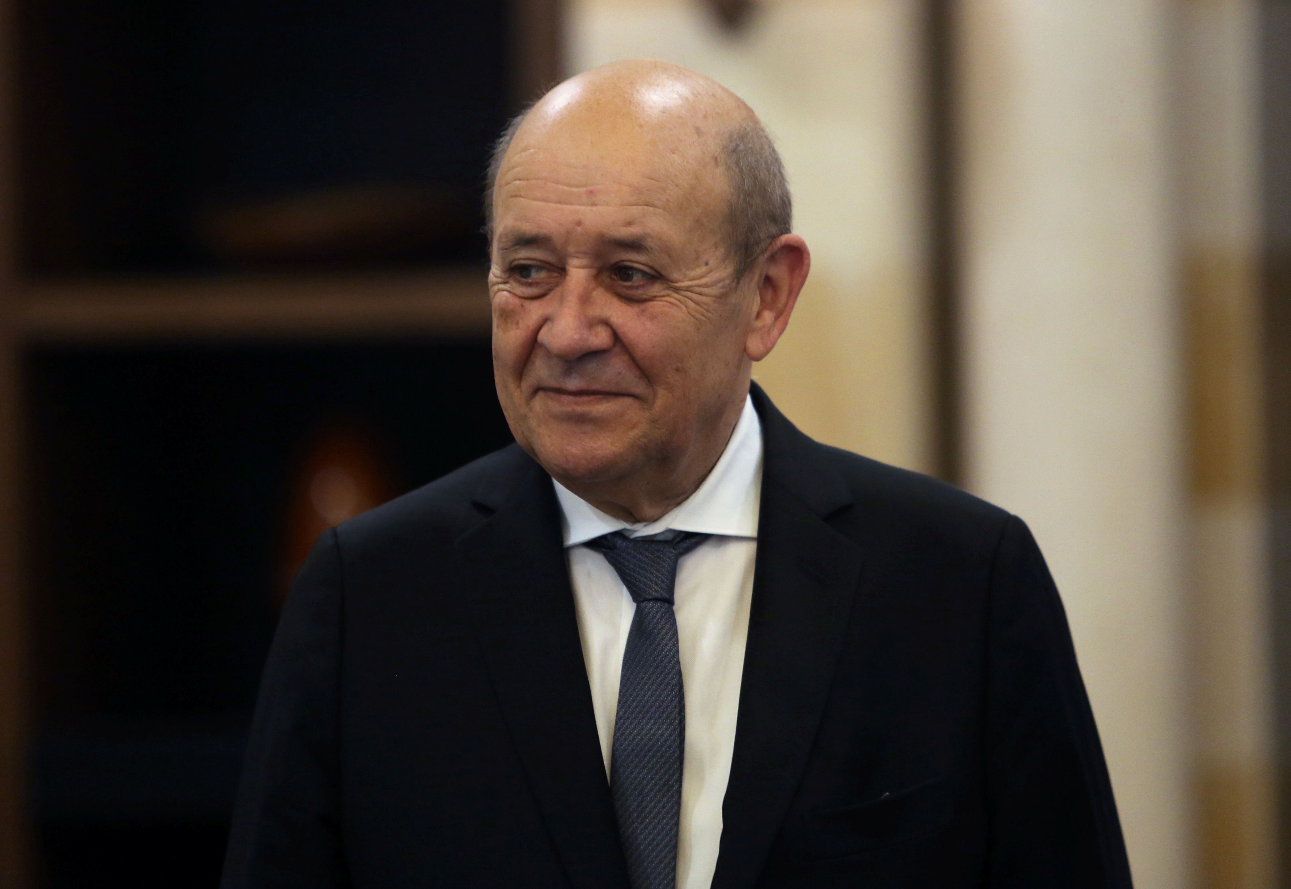 法國外交部長勒德里安(Jean-Yves Le Drian) (路透社/達志影像)