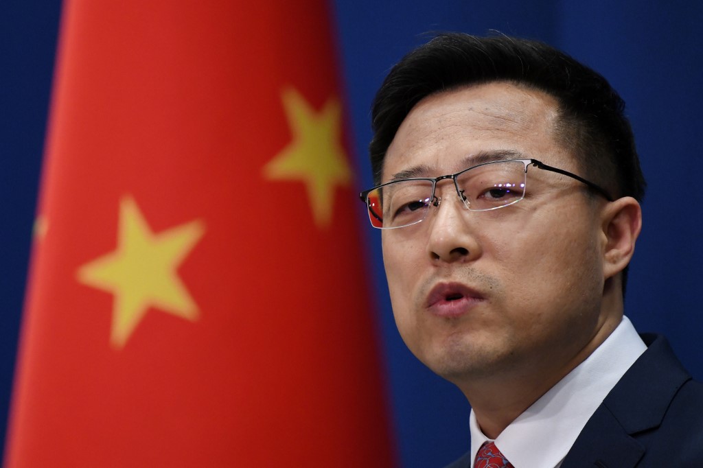 中國外交部發言人趙立堅(Lijian Zhao)  (AFP)