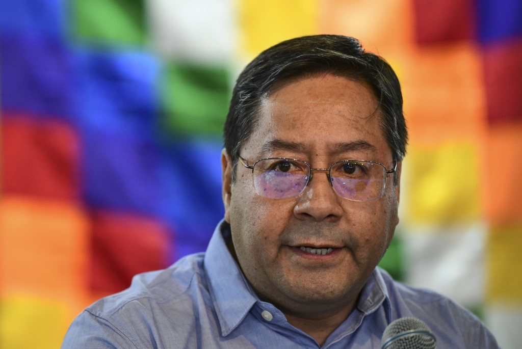 玻利維亞總統阿爾斯(Luis Arce)被逐出執政黨。(AFP)