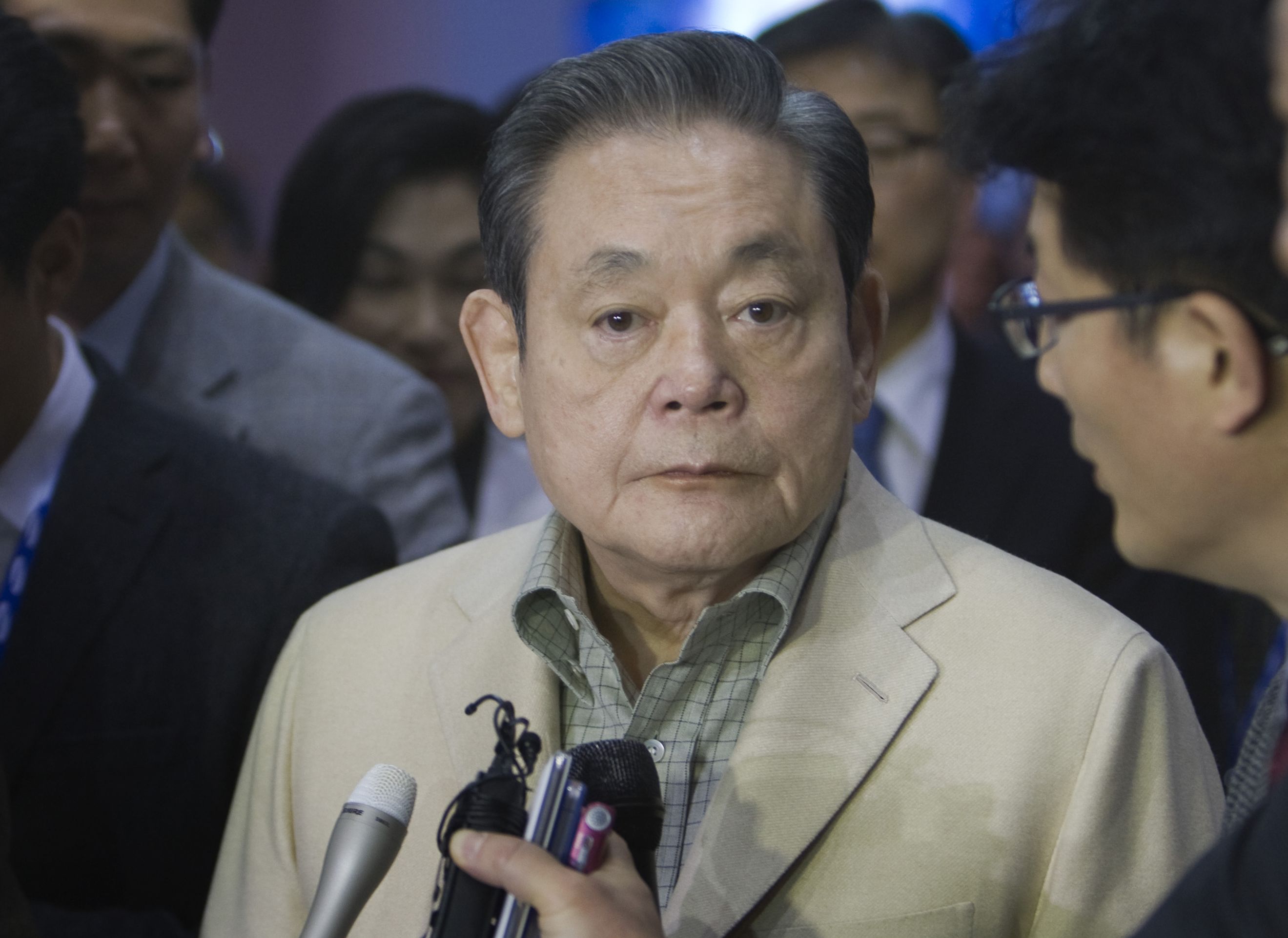 南韓三星電子前會長李健熙。 (RT/達志影像)