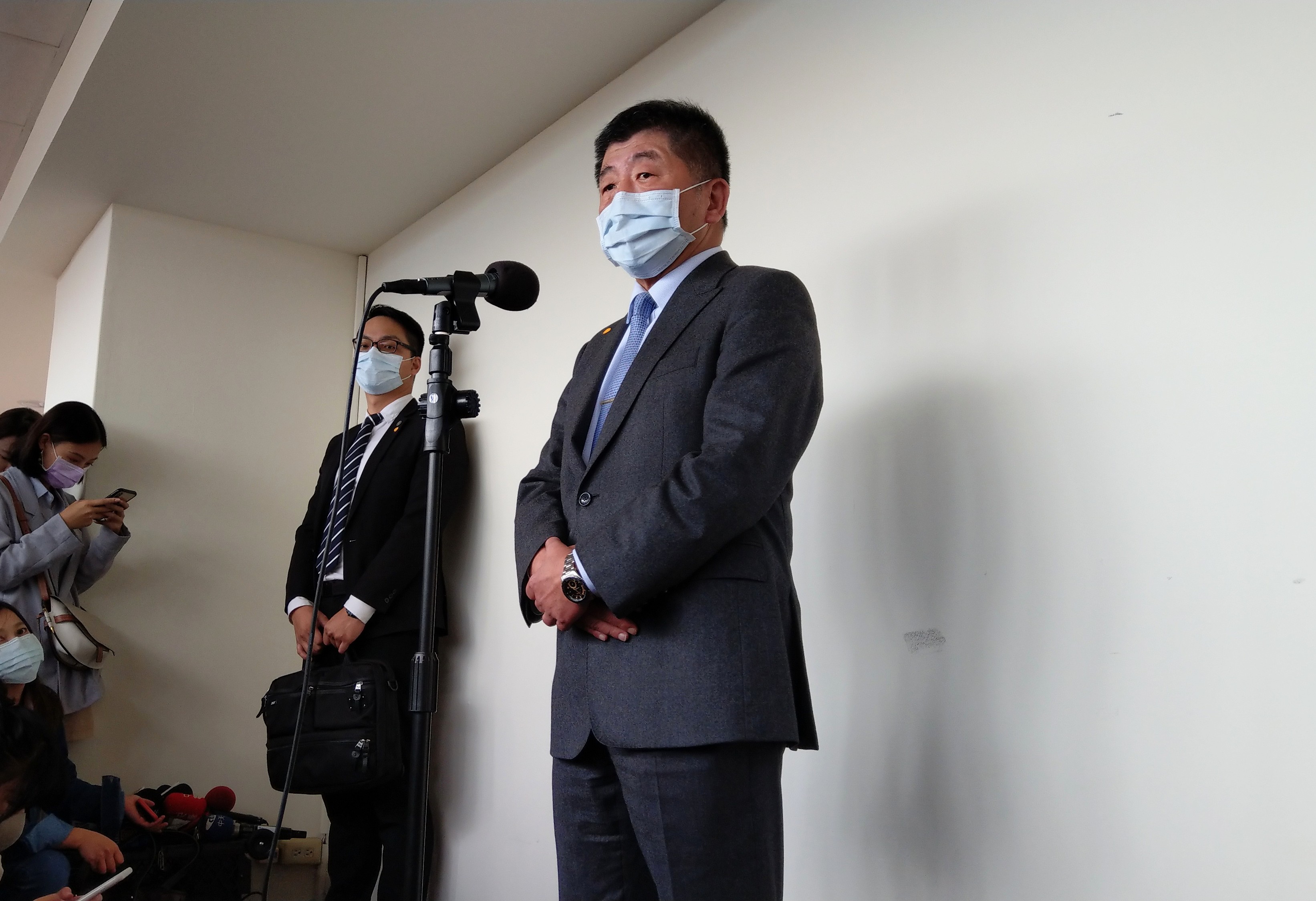 全球萊豬都可進口？ 衛福部長陳時中：根據法規是可以。(劉品希 攝)