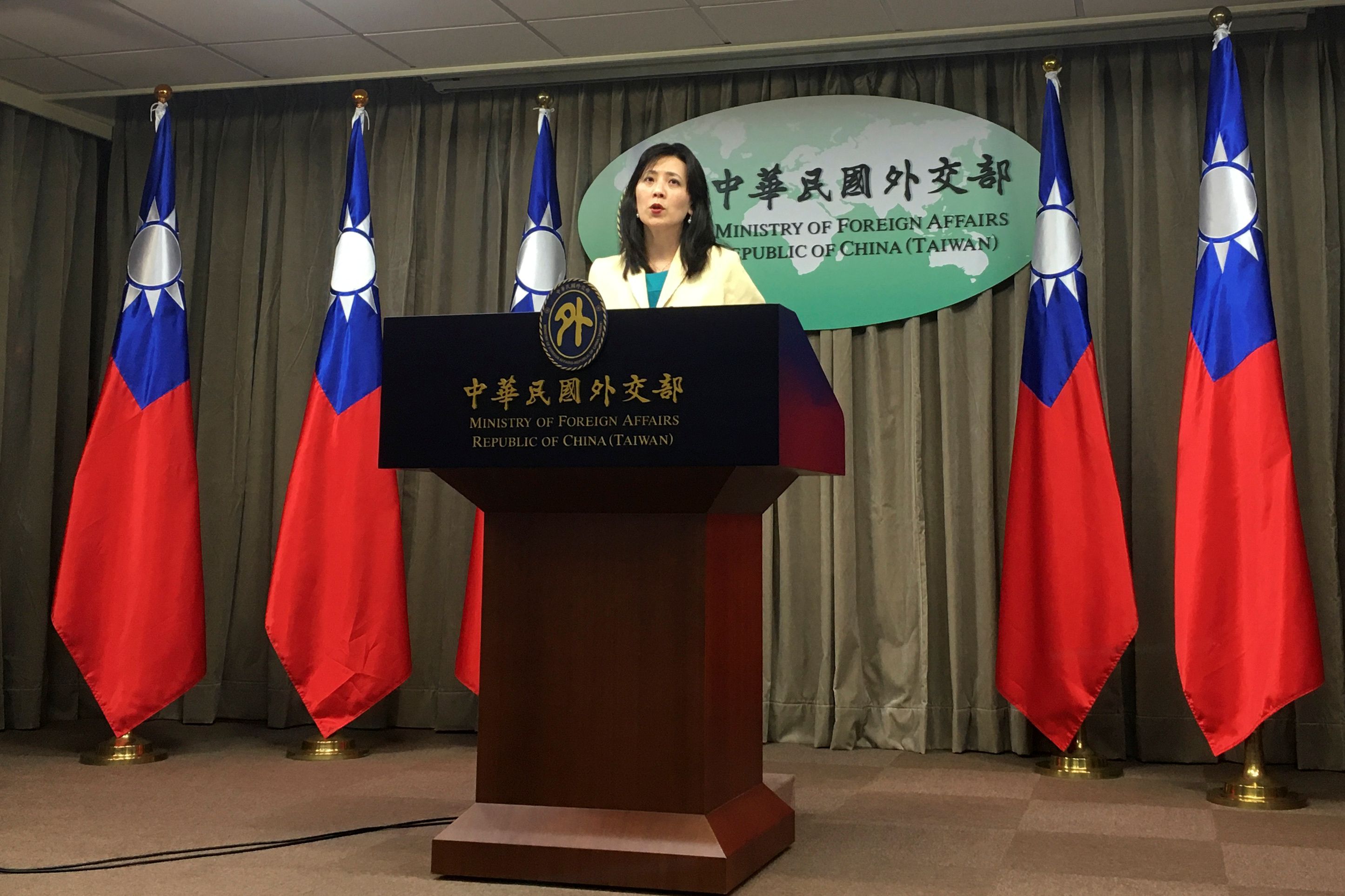外交部發言人歐江安23日回應指出，台、美互動交流頻繁，我方歡迎美方官員來訪，但基於台美互信，外交部仍不會有進一步說明，也沒有相關評論。 (路透社/達志影像)