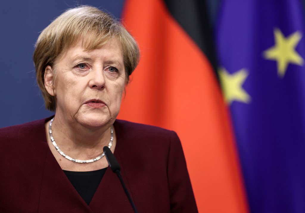 德國總理梅克爾(Angela Merkel)。 (AFP)