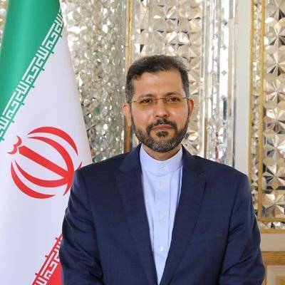 伊朗外交部發言人哈蒂柏札德(Saeed Khatibzadeh)(圖)表示，伊朗不考慮在此時間點與歐美談判。(圖/推特)