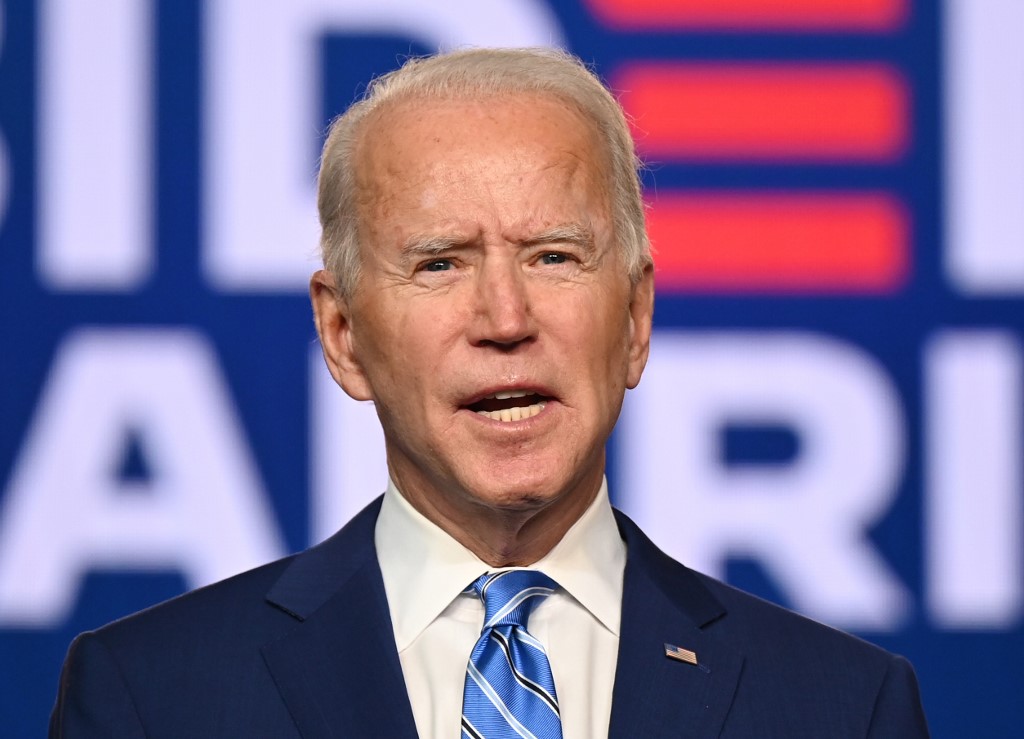美國總統當選人拜登(Joe Biden)。 (AFP)