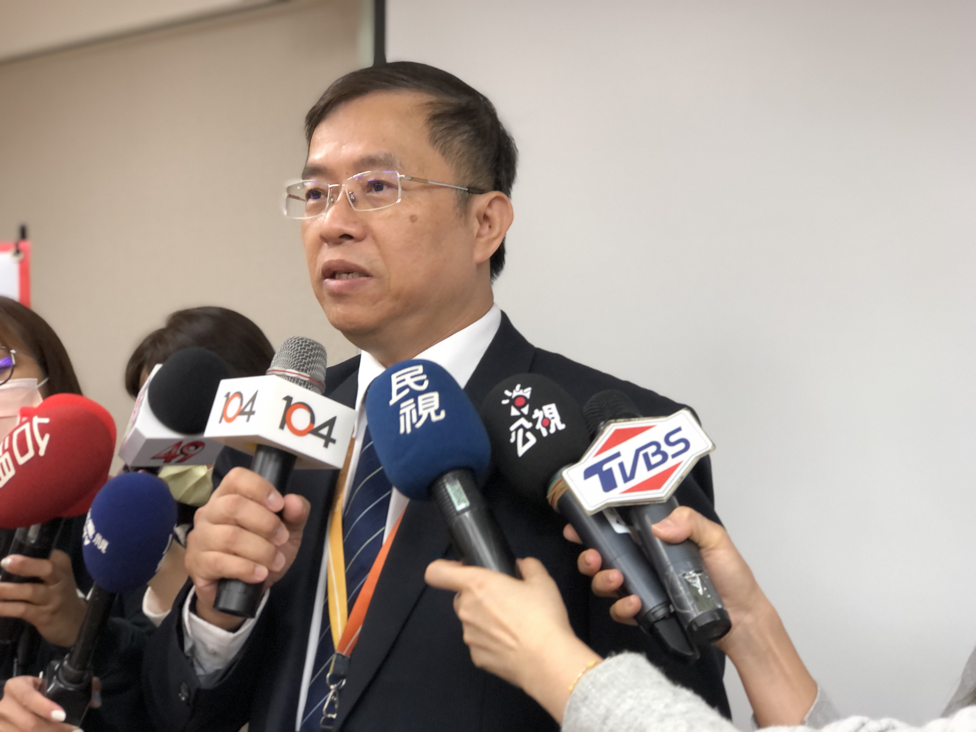 104人力銀行資深副總經理暨人資長鍾文雄。（楊文君攝）