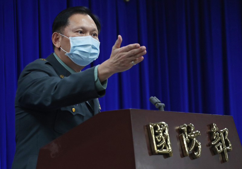 國防部發言人史順文(資料照片/中央社)