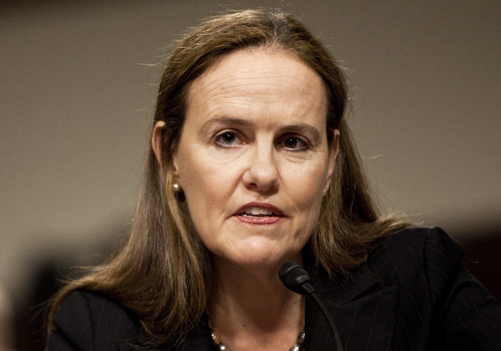 美國前國防部政策次長佛洛諾伊(Michele Flournoy)。 (檔案照片／AFP)