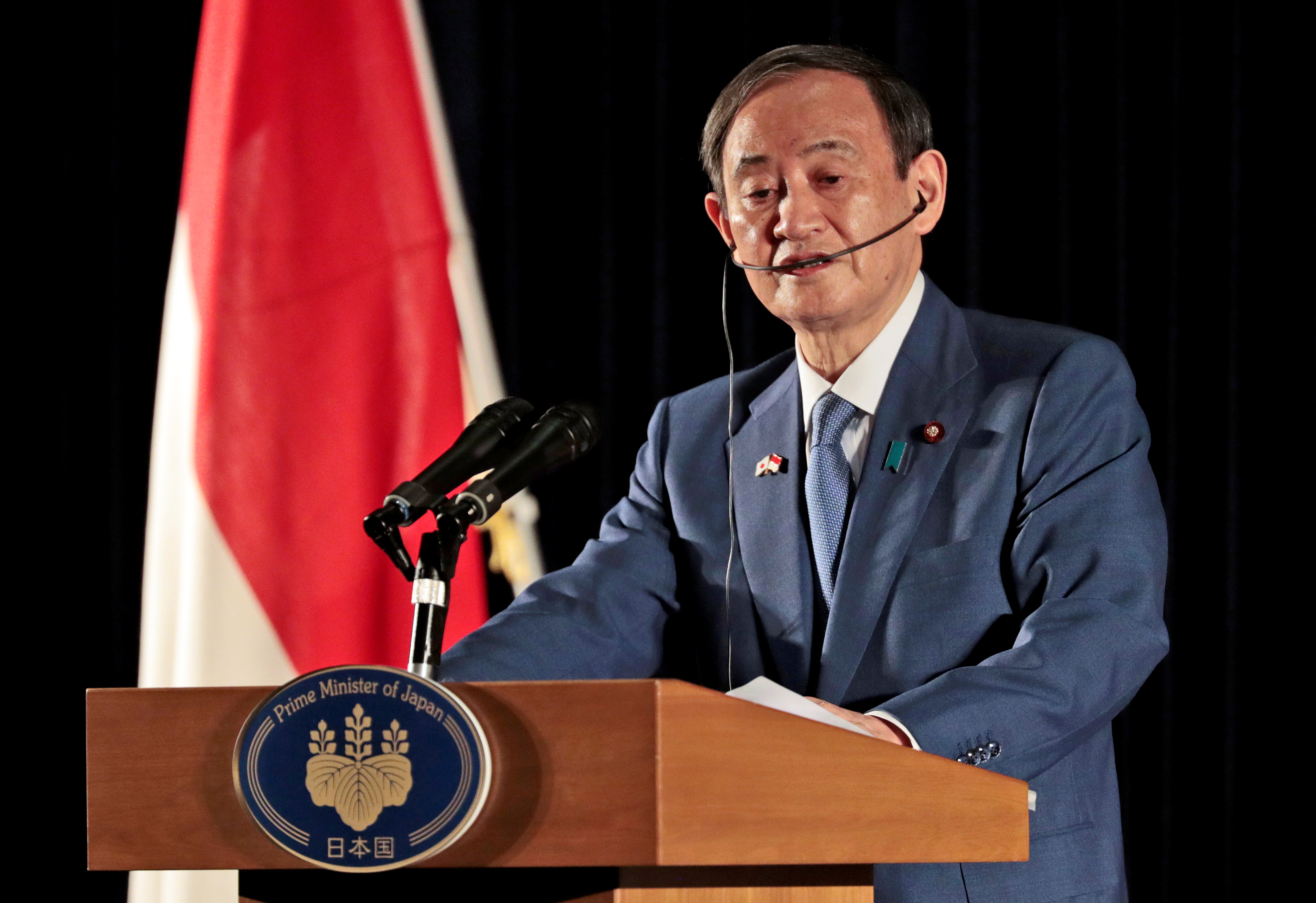 日本首相菅義偉(路透社/達 志影像)