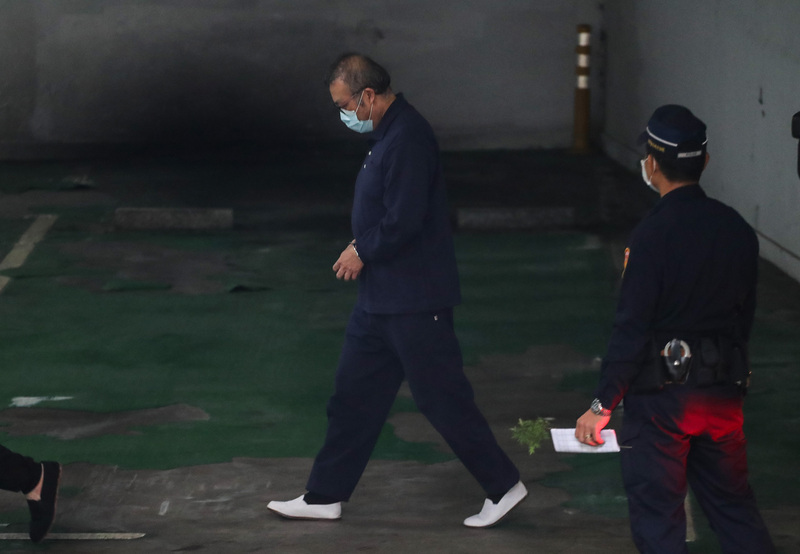 在押的民主進步黨籍立委蘇震清（左）。(資料照片/CNA)