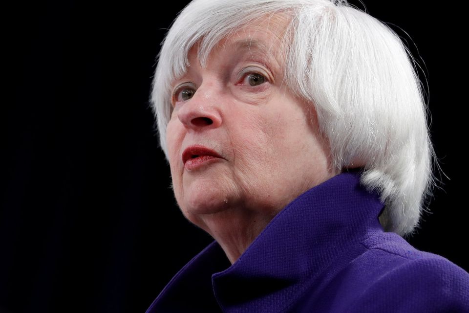 美國財政部長葉倫(Janet Yellen) (路透社/達志影像)