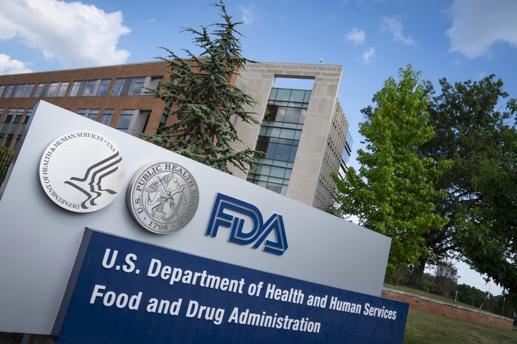 美國食品暨藥物管理局(Food and Drug Administration, FDA)。 (AFP)