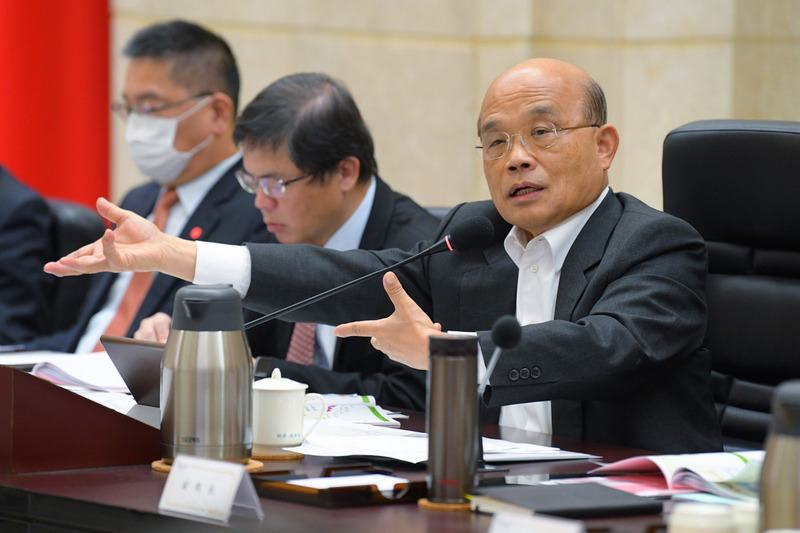 行政院長蘇貞昌。（行政院提供）