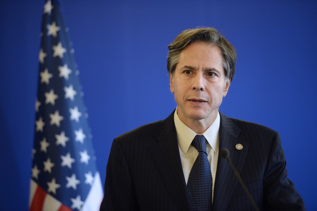 美國前副國務卿布林肯(Antony Blinken)。 (AFP)