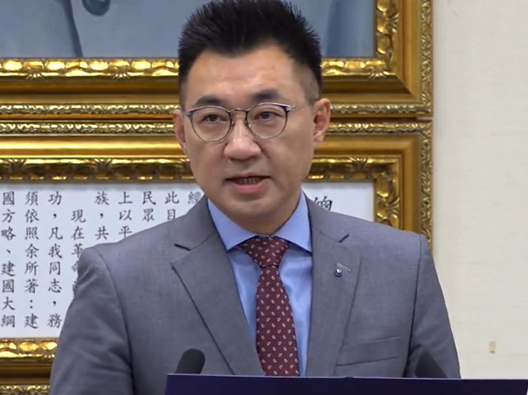 國民黨主席江啟臣日前表示，12月是否再次走上街頭抗議萊豬，決定權在執政黨。(圖擷自國民黨臉書)