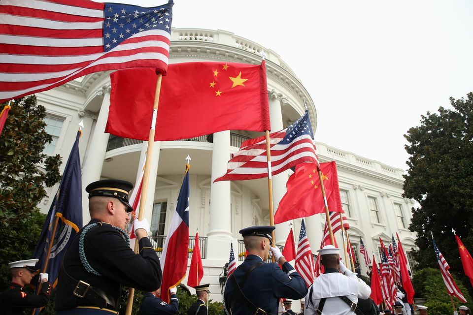 中國人權表現以及領土爭議作為加上疫情大流行之後，美國人對中國好感度直線下降。(美聯社/達志影像)