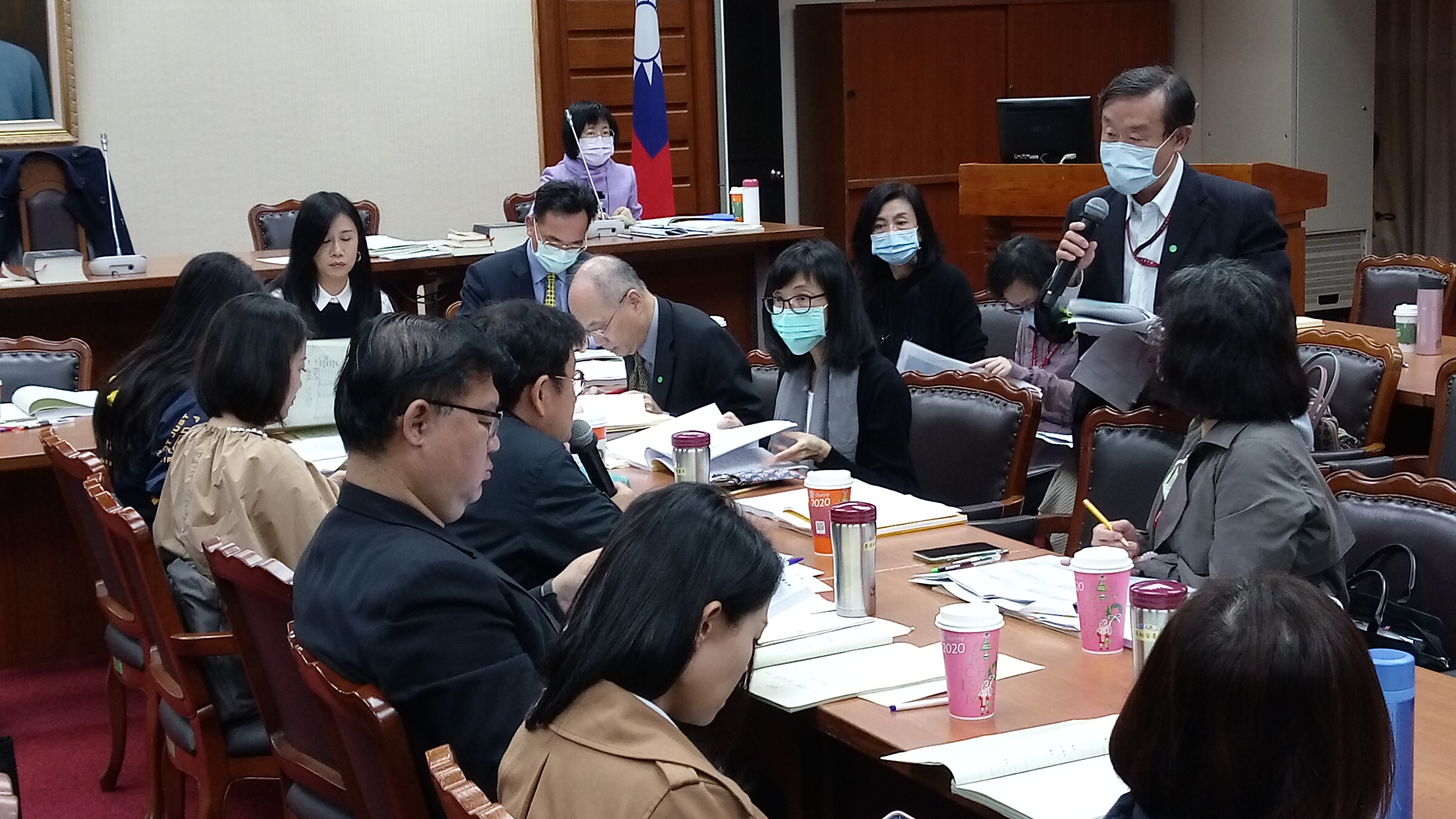 立法院教育及文化委員會審查明年度故宮預算案。(陳國維 攝)