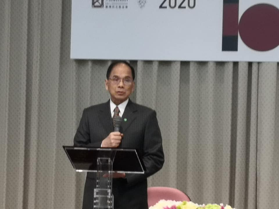 台灣民主基金會今天(30日)宣布2020第15屆「亞洲民主人權獎」得主為總部設於澳洲、從事強化亞太地區弱勢人權保護的「亞太國家人權機構論壇」(Asia Pacific Forum of National Human Rights Institutions, APF)。（劉玉秋攝）