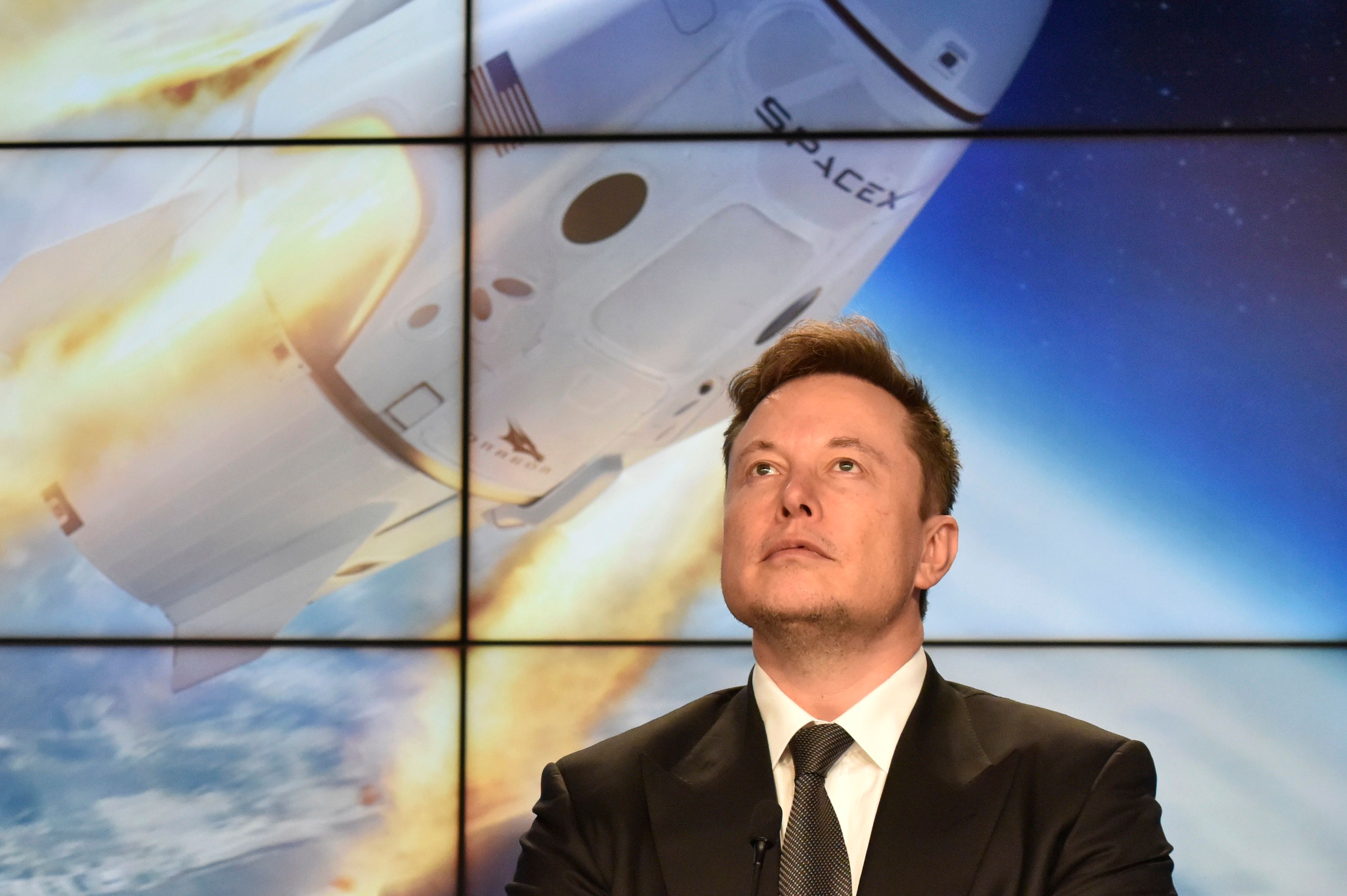 美國太空探索科技公司(SpaceX)創辦人馬斯克(Elon Musk)。 (RT/達志影像)