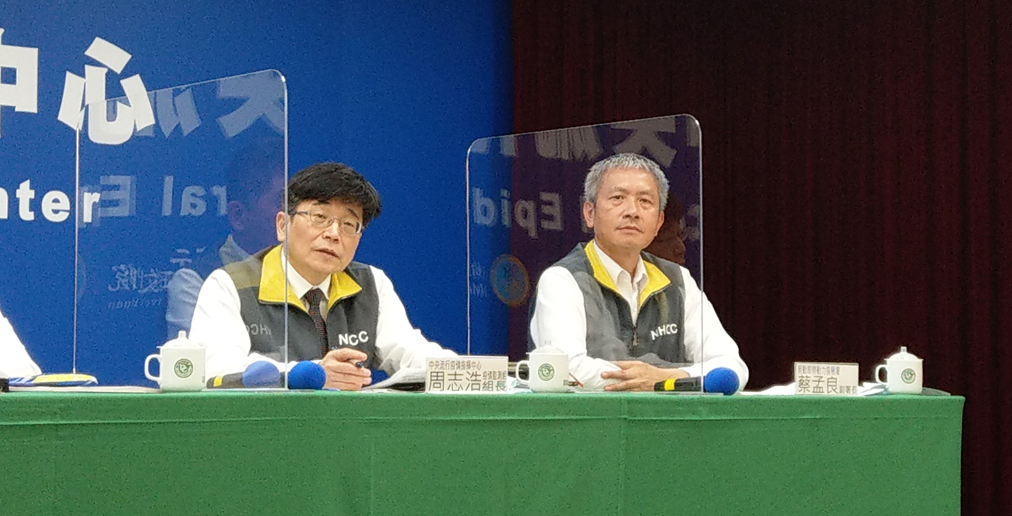 勞動部勞動力發展署副署長蔡孟良(右)。(劉品希 攝)