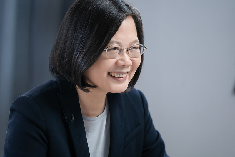 蔡英文總統。(圖：總統府flickr)