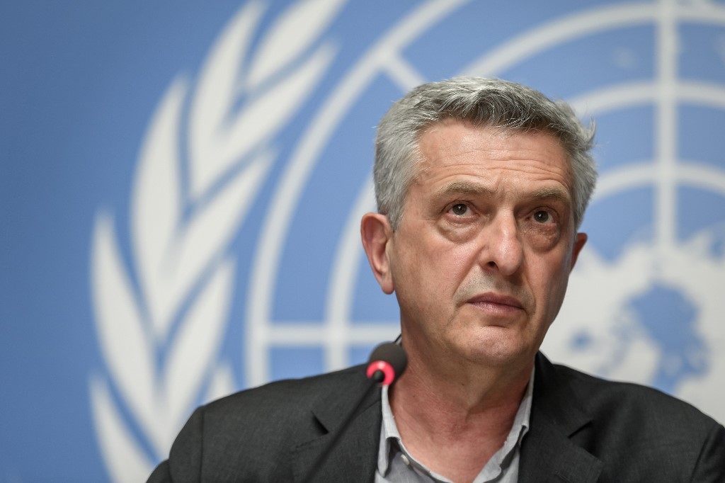 聯合國難民事務高級專員公署(UNHCR)署長葛蘭第(Filippo Grandi)10日警告，烏克蘭將有更多人被迫逃離他們的家園。 (檔案照片/AFP)