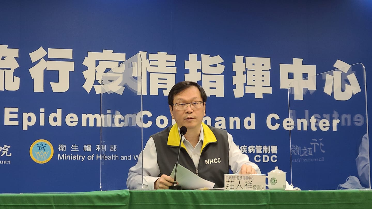 英出現變種病毒傳播力強，防疫指揮中心發言人莊人祥表示，未考慮禁英國航班入境(記者江照倫／攝)