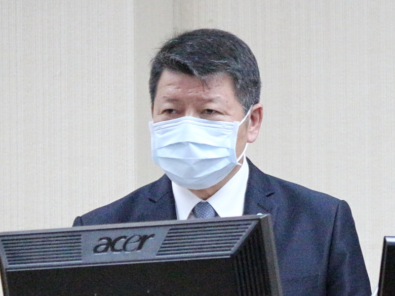 國防部副部長張哲平立法院答詢表示，目前初步研判中共山東號這次行動是為了航測與航訓 (央廣記者王照坤 攝)