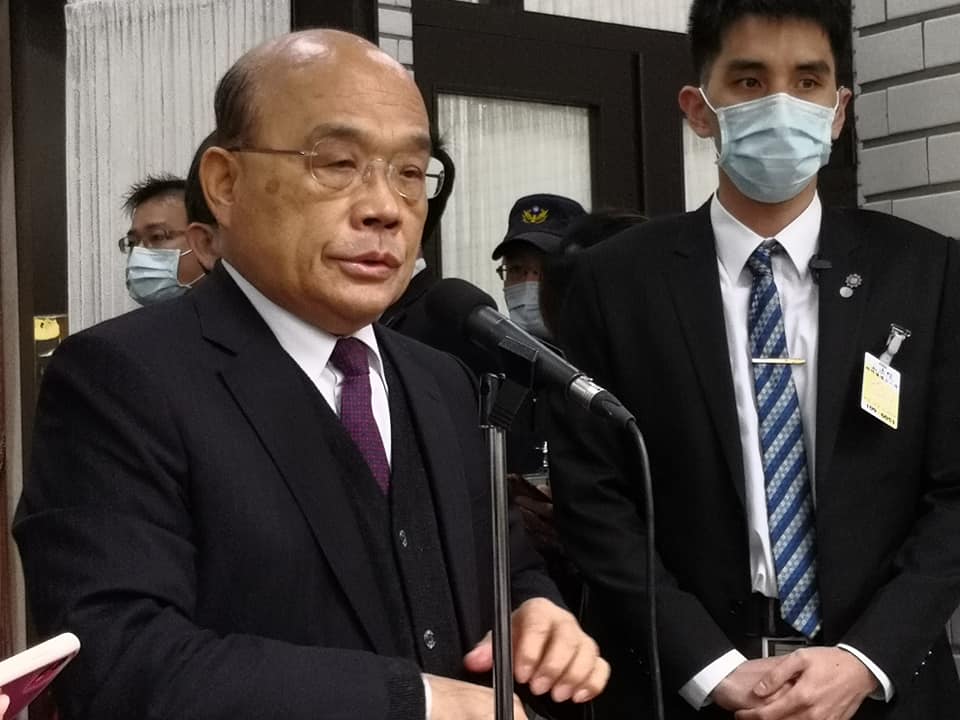 行政院長蘇貞昌。(劉玉秋攝)