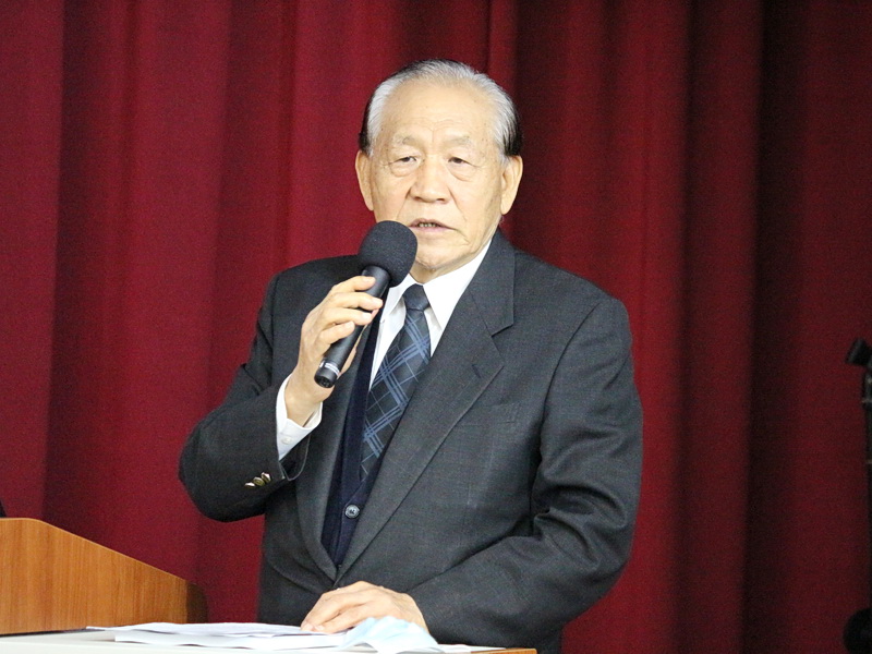 國防安全研究院22日舉辦中共影響戰研討會，董事長霍守業期待透過討論與交流，能促進各界對於假訊息得到免疫效果 (央廣記者王照坤 攝)