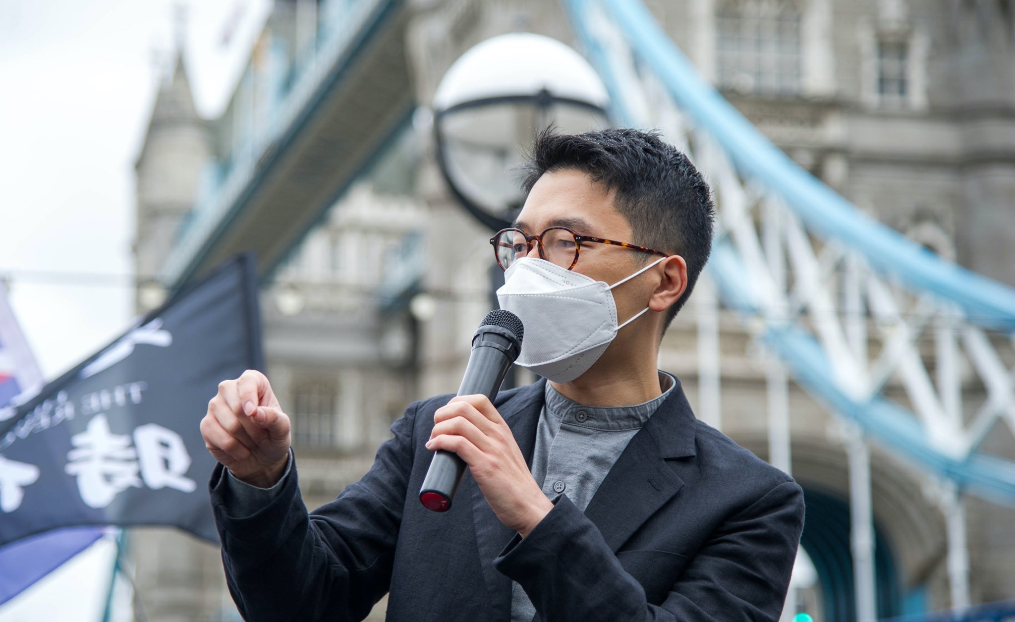 流亡海外的香港民主派人士羅冠聰。(資料照片／羅冠聰臉書)
