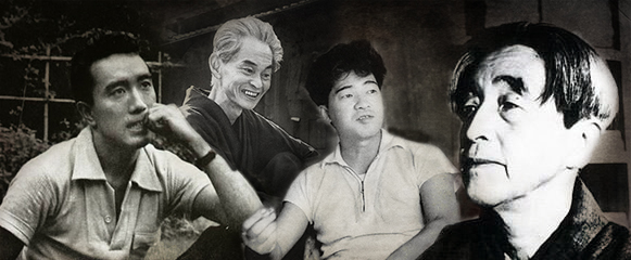 三島由紀夫、川端康成、安部公房、石川淳，1967年2月28日共同發表《聲明》，抗議政治權力恣意侵犯、甚至扼殺學問與藝術的自由。