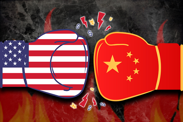 美中貿易戰示意圖。(Pixabay圖庫)
