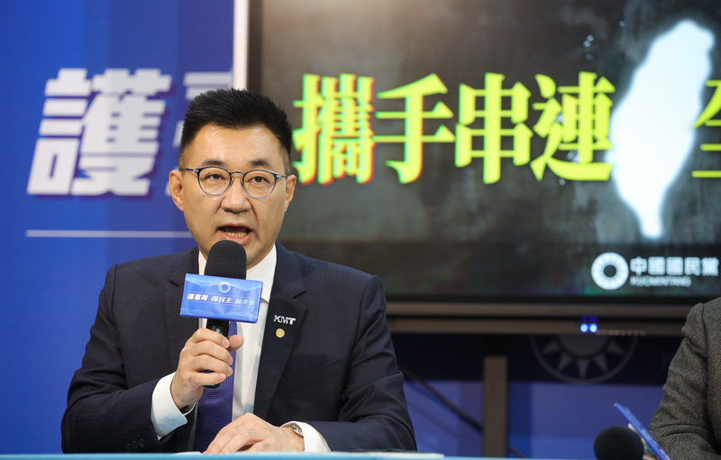 國民黨主席江啟臣提醒政府換位思考，以人民為出發點，思考調整時機還有做法。（資料照／中央社）