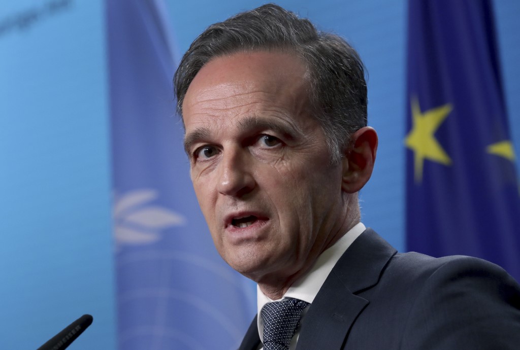 德國外交部長馬斯(Heiko Maas)。 (AFP)