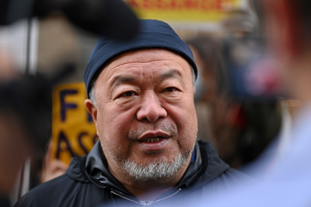 中國著名異議藝術家艾未未。(AFP)