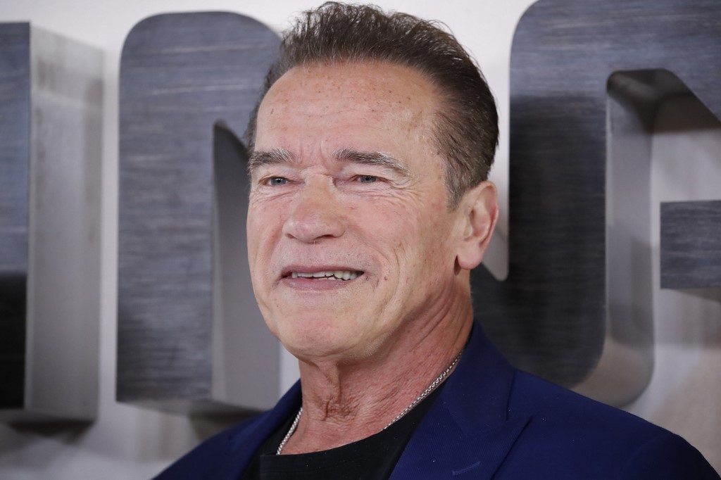 好萊塢巨星、前加州州長阿諾史瓦辛格(Arnold Schwarzenegger)。 (AFP)