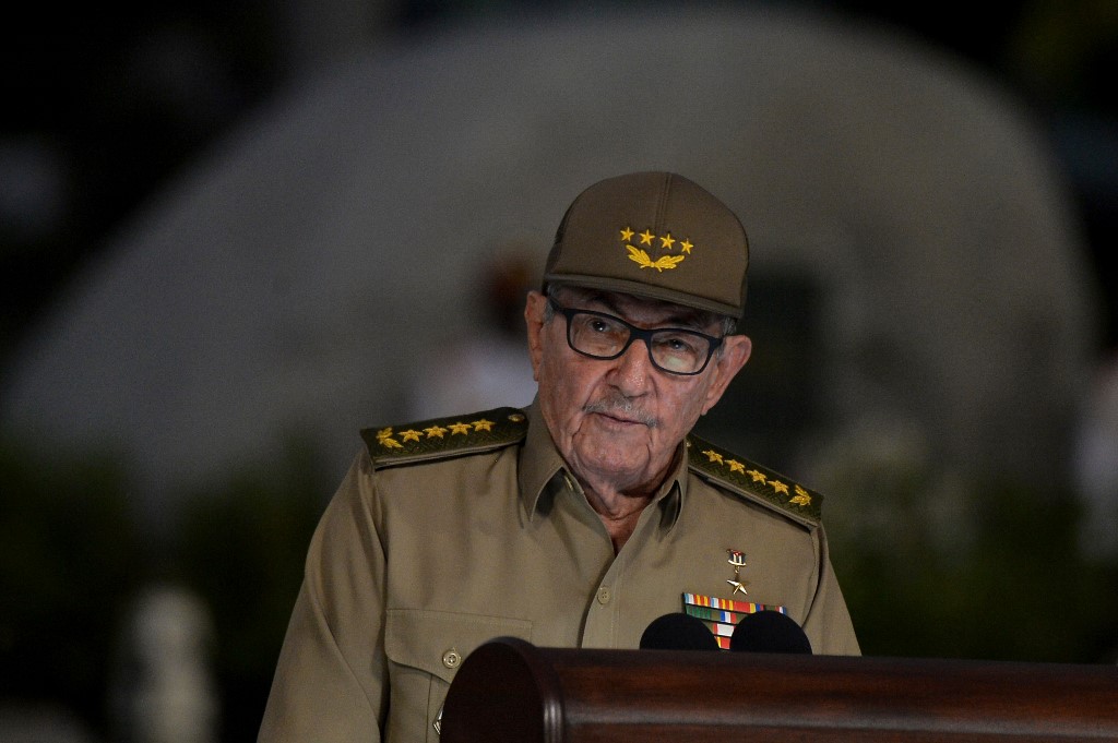 古巴領導人勞爾．卡斯楚(Raul Castro)。 (AFP)