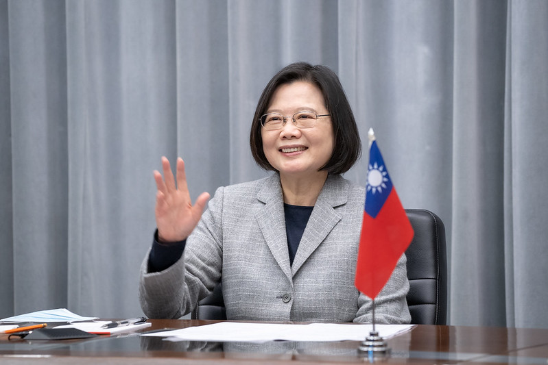 HFX宣布蔡總統為「馬侃獎」得主。(總統府提供/檔案照片)