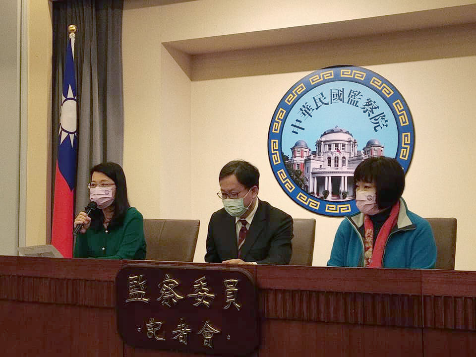 監察院全票通過彈劾前總統府發言人丁允恭。（王韋婷攝）