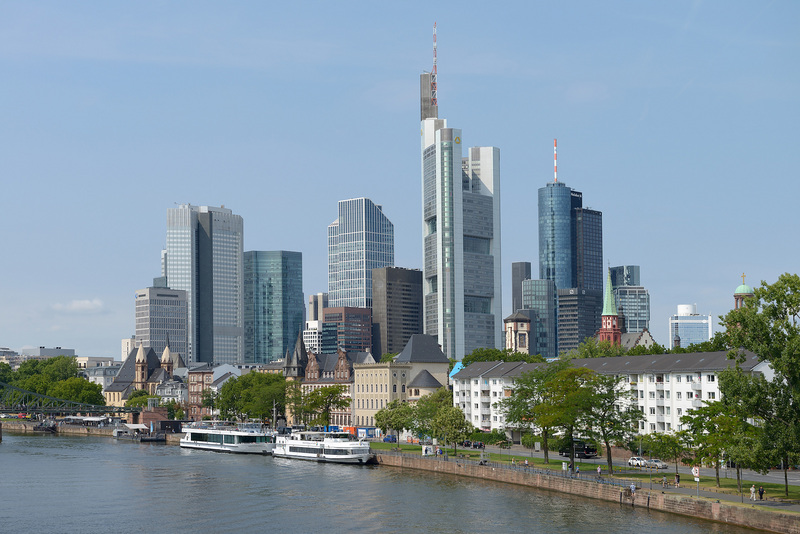 法蘭克福是德國金融中心和歐洲央行所在地，也是英國脫歐的主要受益者之一。（Holger Ullmann提供） (圖：中央社)