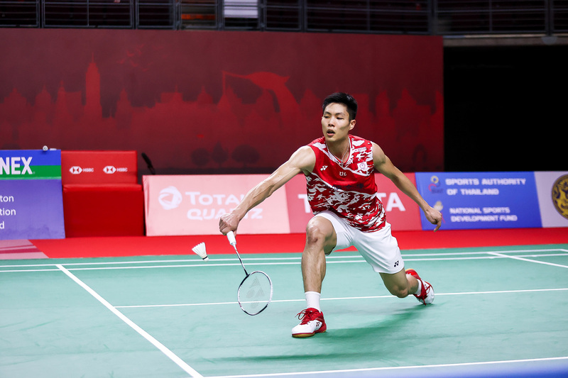 東奧羽球男單小組賽 周天成直落2奪首勝 (圖：中央社／資料照)