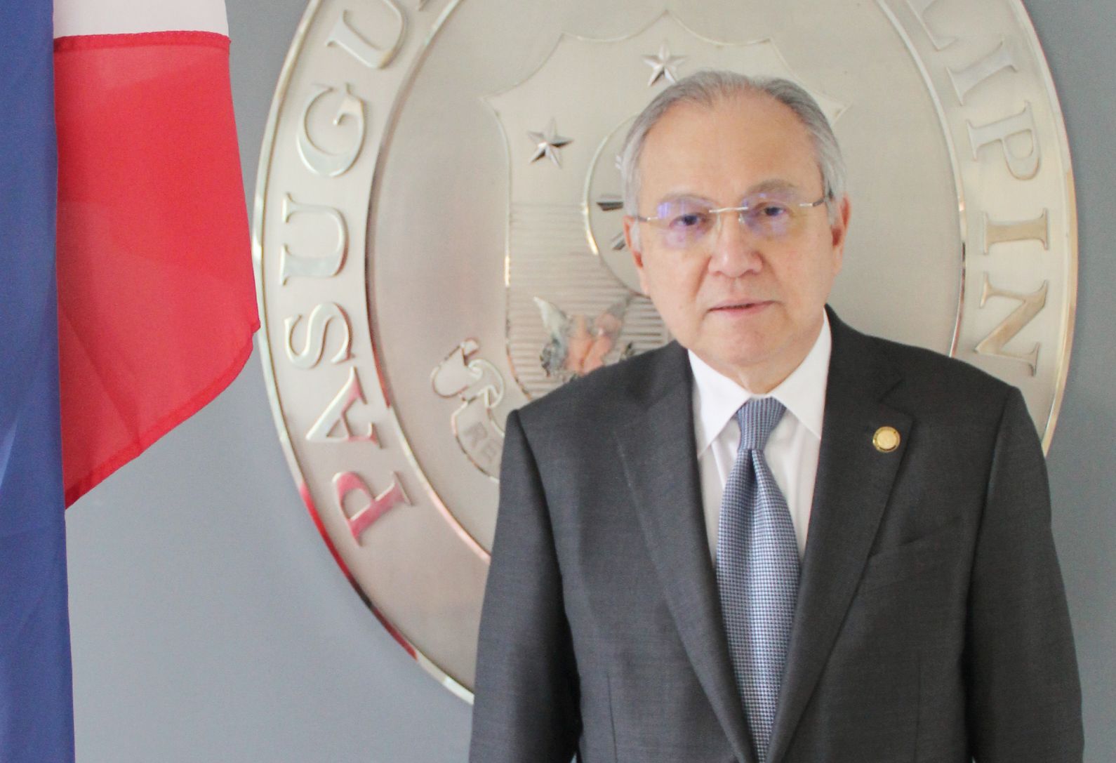 菲律賓駐美大使羅慕德斯(Jose Manuel Romualdez)。 (圖:取自菲駐美使館官網)