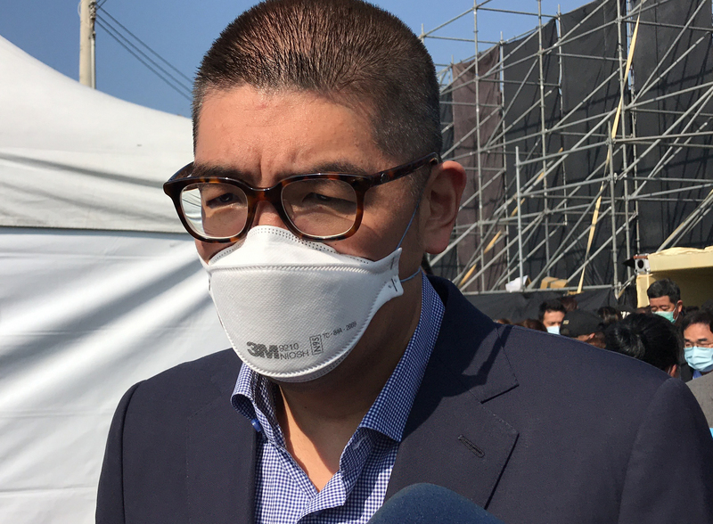 國民黨智庫副董事長連勝文（前）(資料照片/中央社)