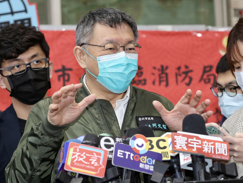 身兼民眾黨主席的台北市長柯文哲。(資料照片/中央社)