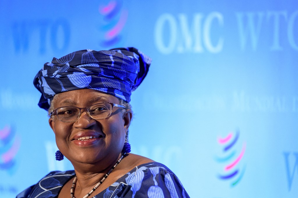 奈及利亞前財政部長伊衛拉(Ngozi Okonjo-Iweala)15日獲任命為世界貿易組織(WTO)新任秘書長，成為世貿的第一位女性、同時也是首位出身非洲的領導人。(AFP)