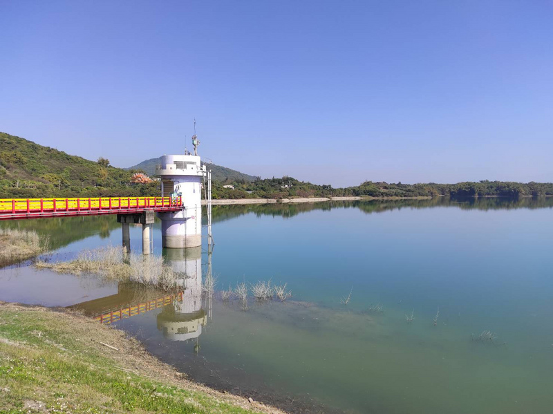對於缺水危機恐成常態，民進黨立委認為，加速推動伏流水是比較務實的做法。圖為阿公店水庫。（南水局提供） (圖：中央社)
