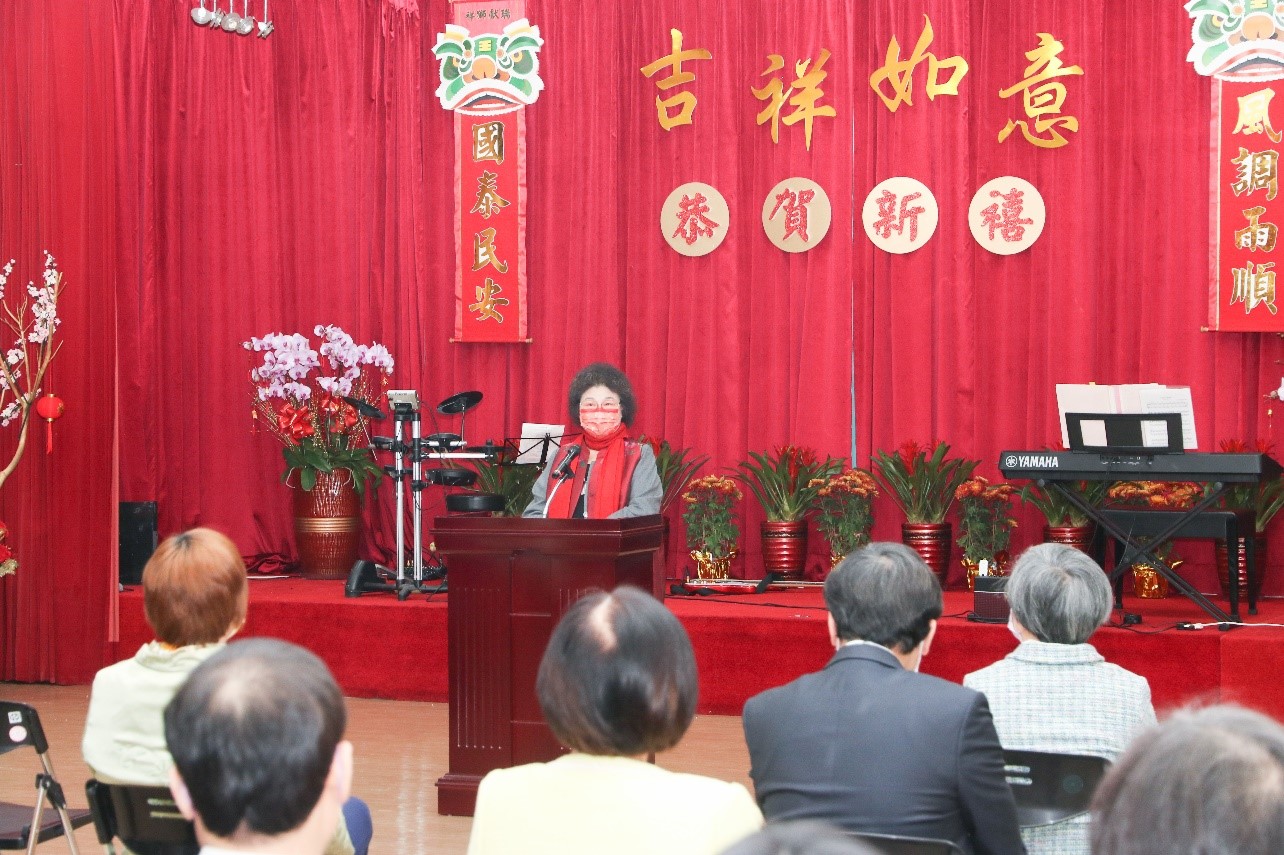 監察院長陳菊在新春團拜時，期許監察院能持續守護民眾的權益、為弱勢者發聲。(監察院提供)