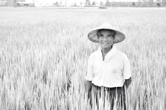 黃崑濱，人稱崑濱伯， 2004年為紀錄片《無米樂》主角。(黃偉哲臉書)